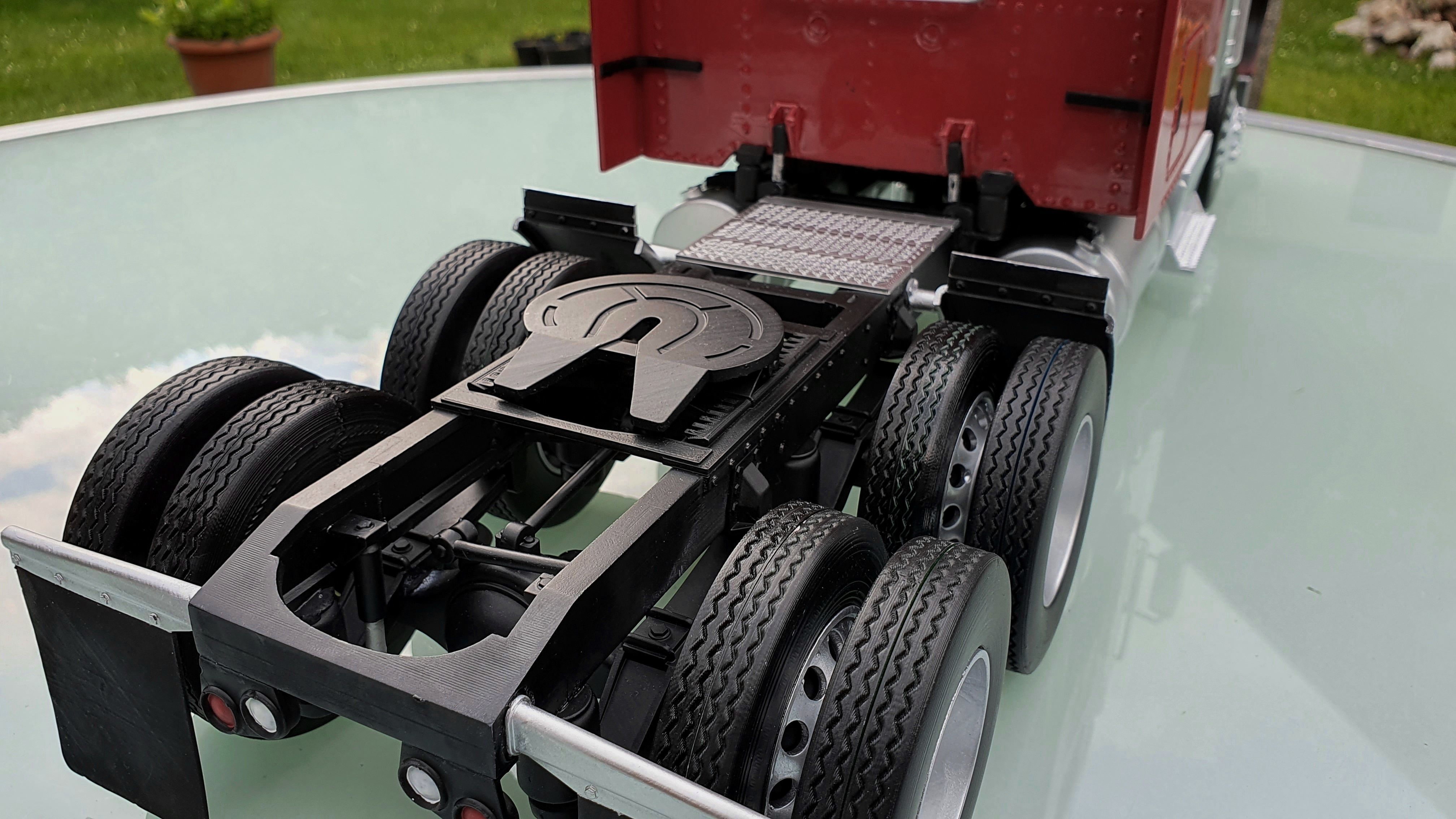 Peterbilt 389 - detailed scale model kit 3D print model_14