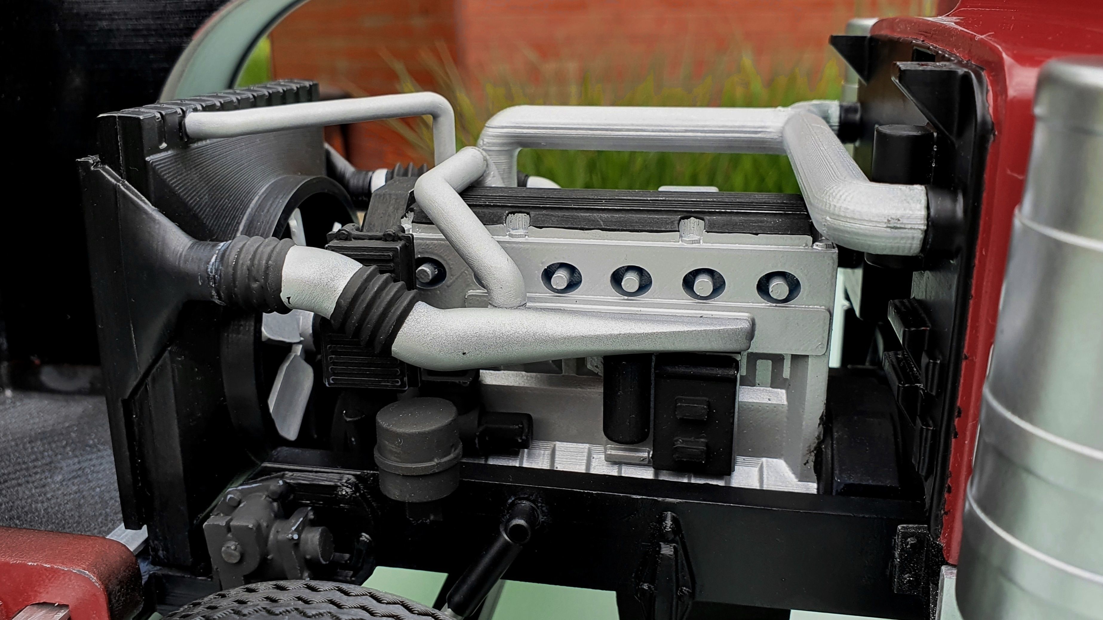 Peterbilt 389 - detailed scale model kit 3D print model_19