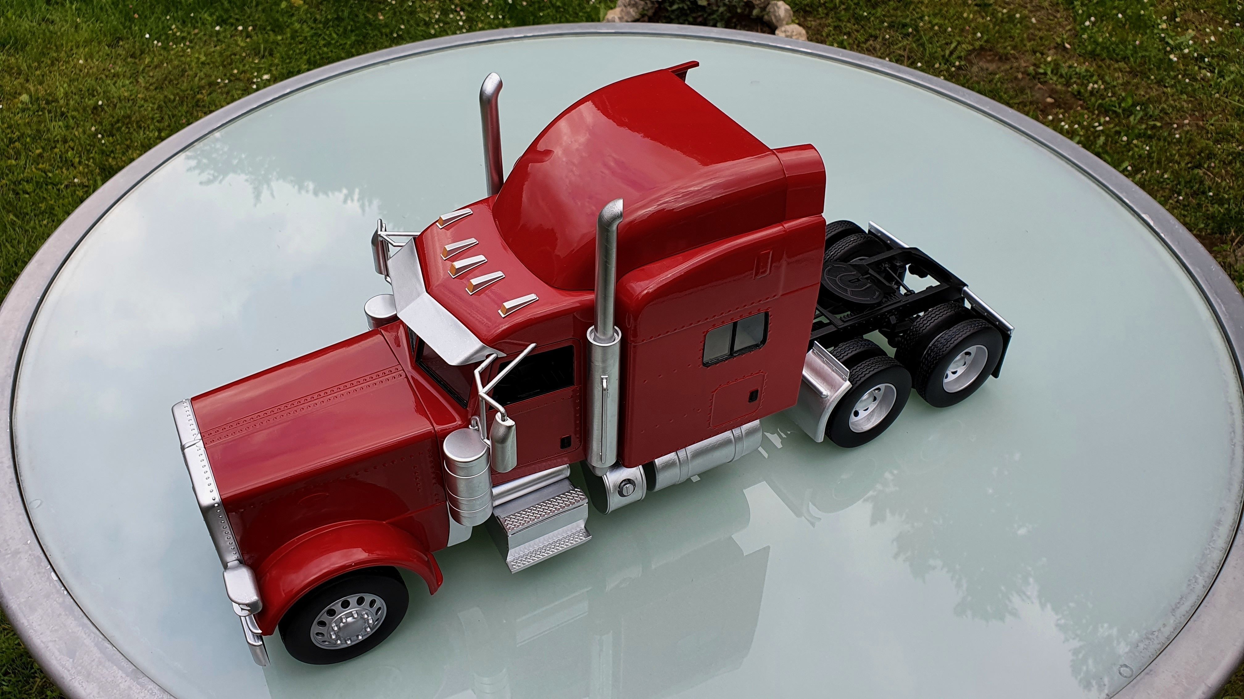 Peterbilt 389 - detailed scale model kit 3D print model_11