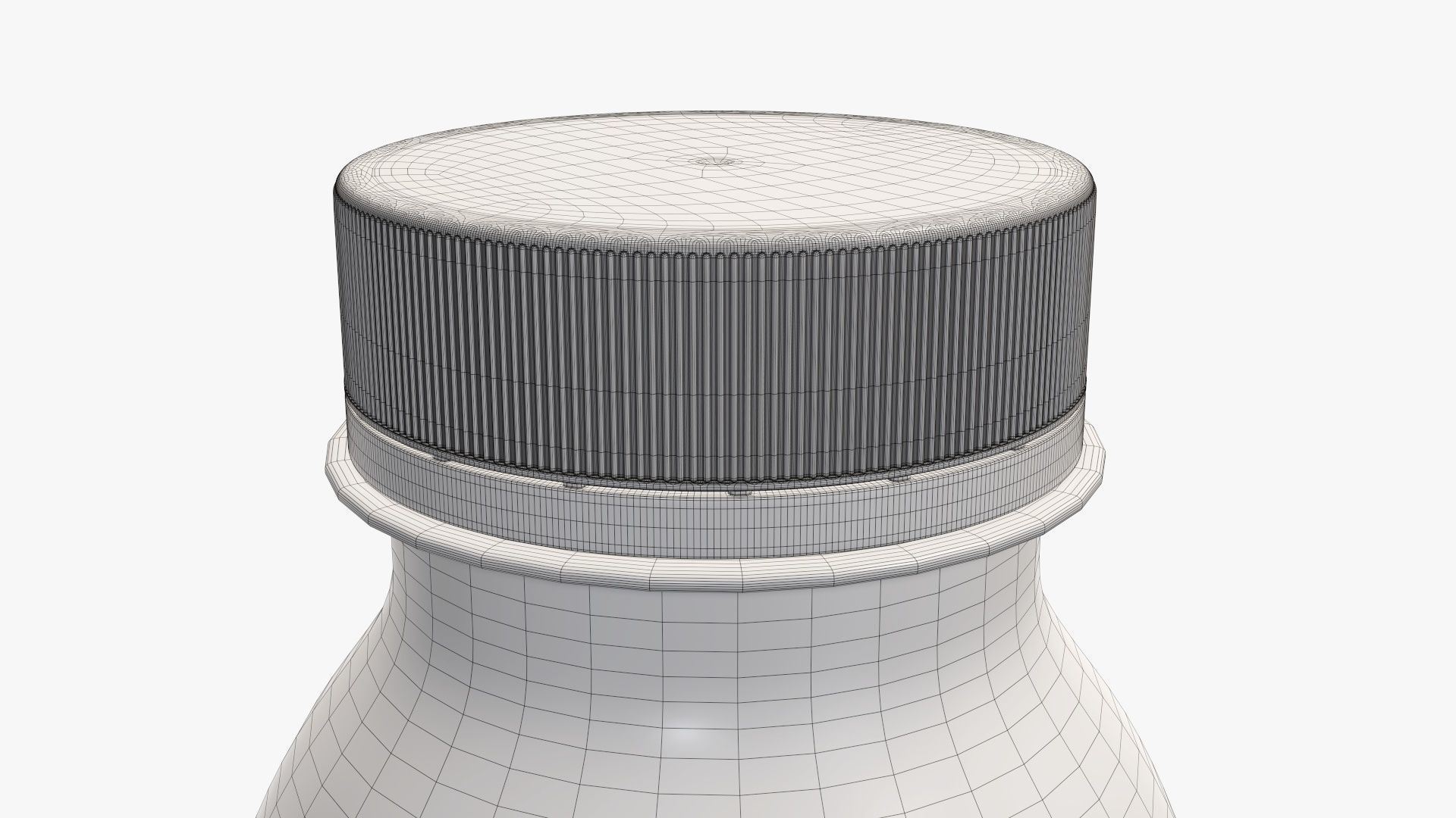 Yoghurt bottle unopened 10 3D model_8