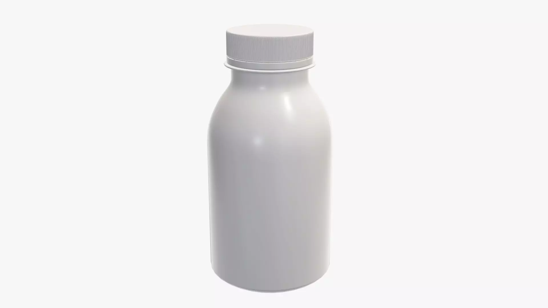Yoghurt bottle unopened 10 3D model_0