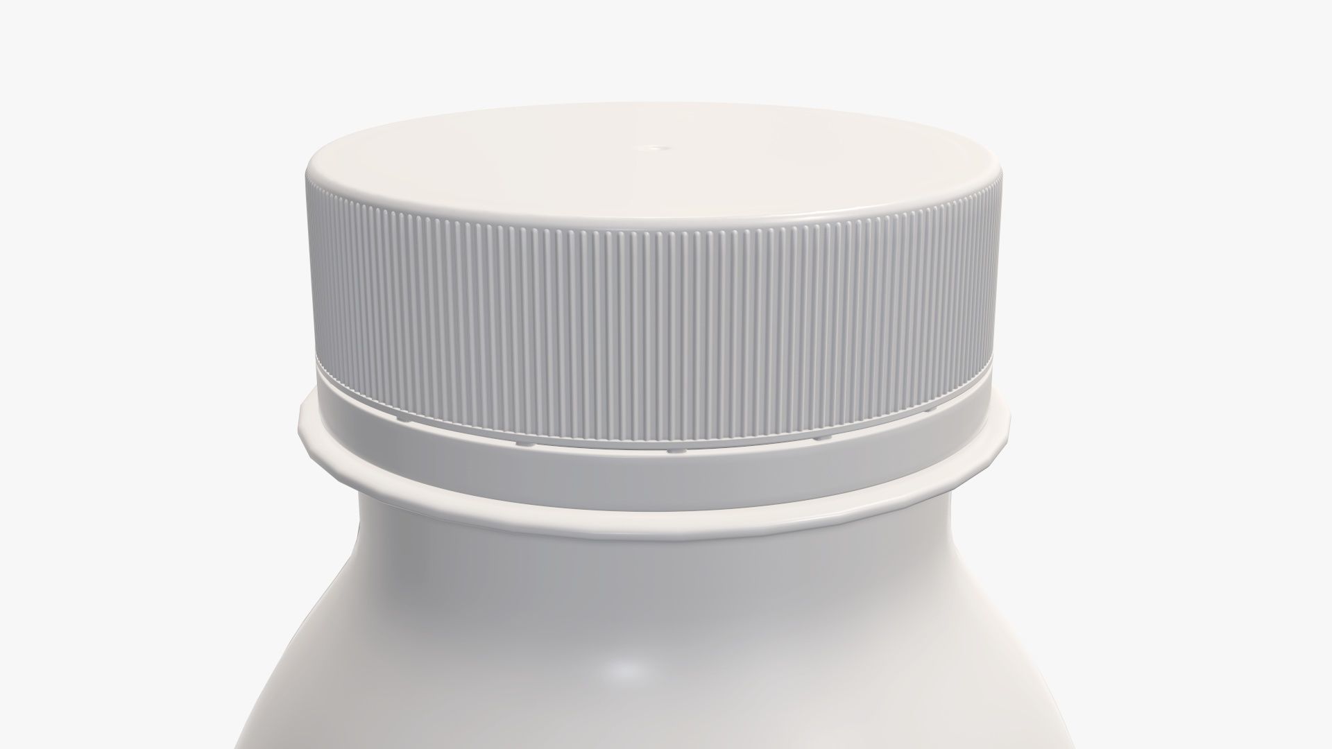 Yoghurt bottle unopened 10 3D model_3