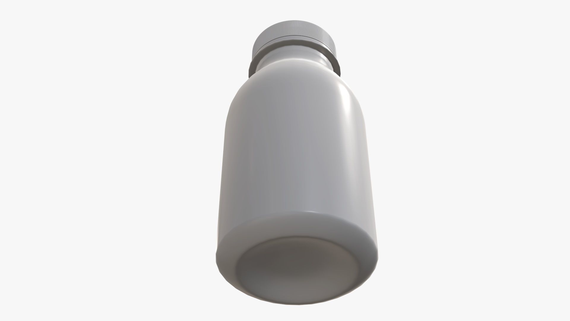 Yoghurt bottle unopened 10 3D model_4