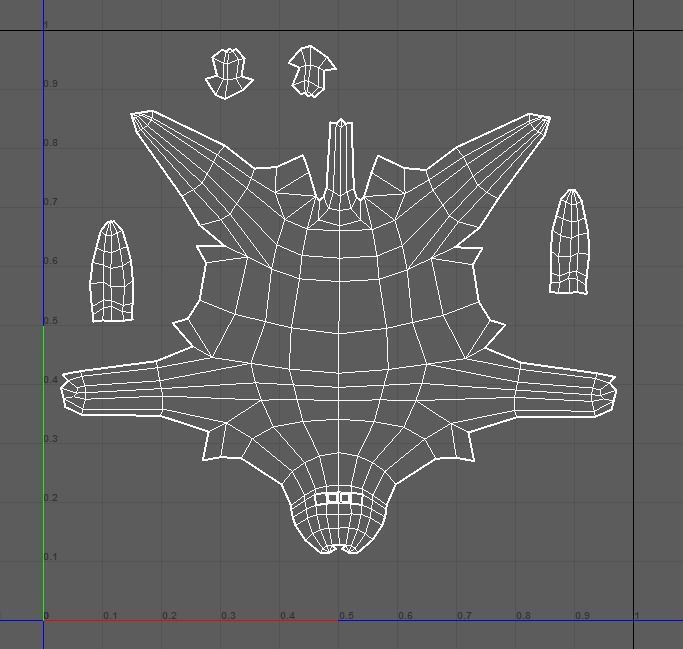 Antelope Low-poly 3D model_16