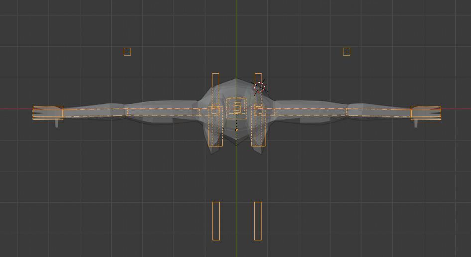 Low-Poly Human man in martial arts pose Free low-poly 3D model_2