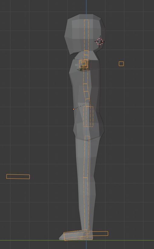 Low-Poly Human man in martial arts pose Free low-poly 3D model_3