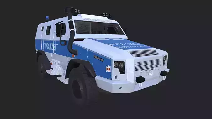 RMMV Survivor R Low-poly 3D model