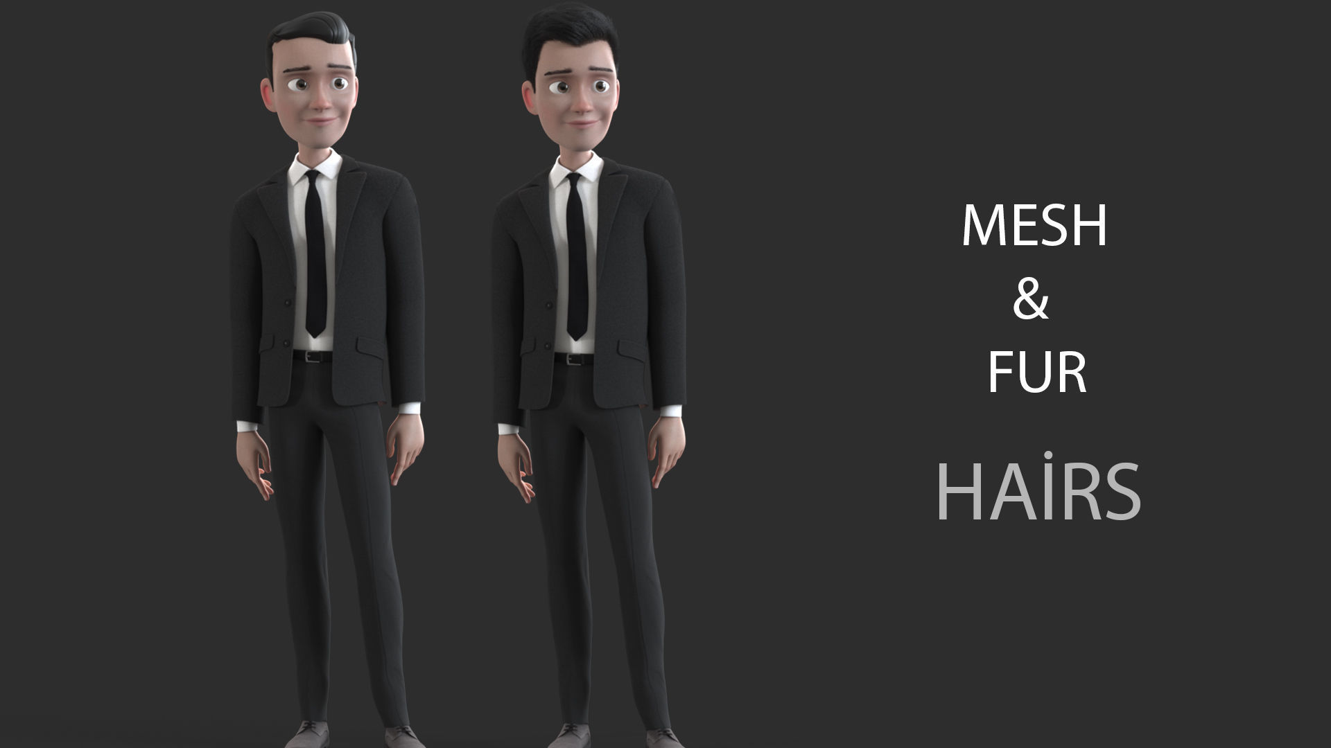 CARTOON MAN - rigged father 2 3D model_22