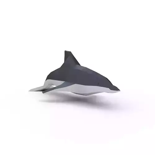 Dolphin Low poly Low-poly 3D model