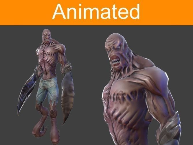 Character Cockroach Low-poly 3D model