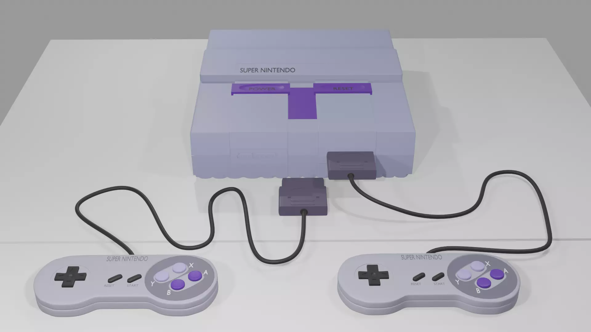 super Nintendo 3D model_0