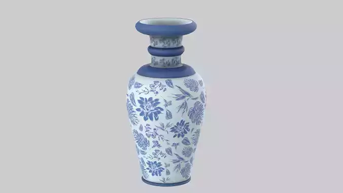 Flower Vase Blue