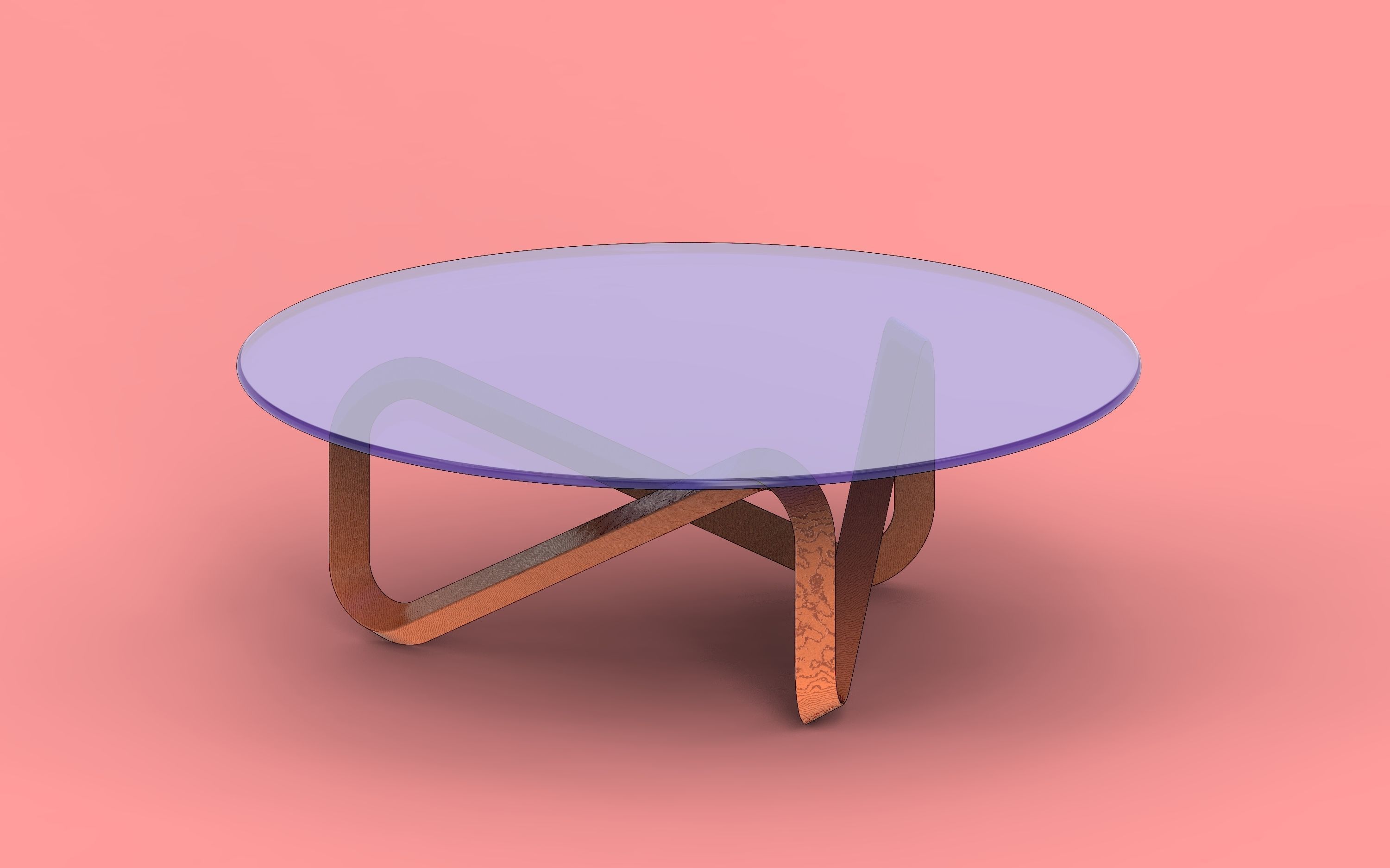 Coffee table 3D model_3