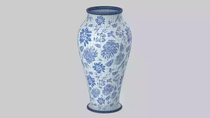 Blue vase
