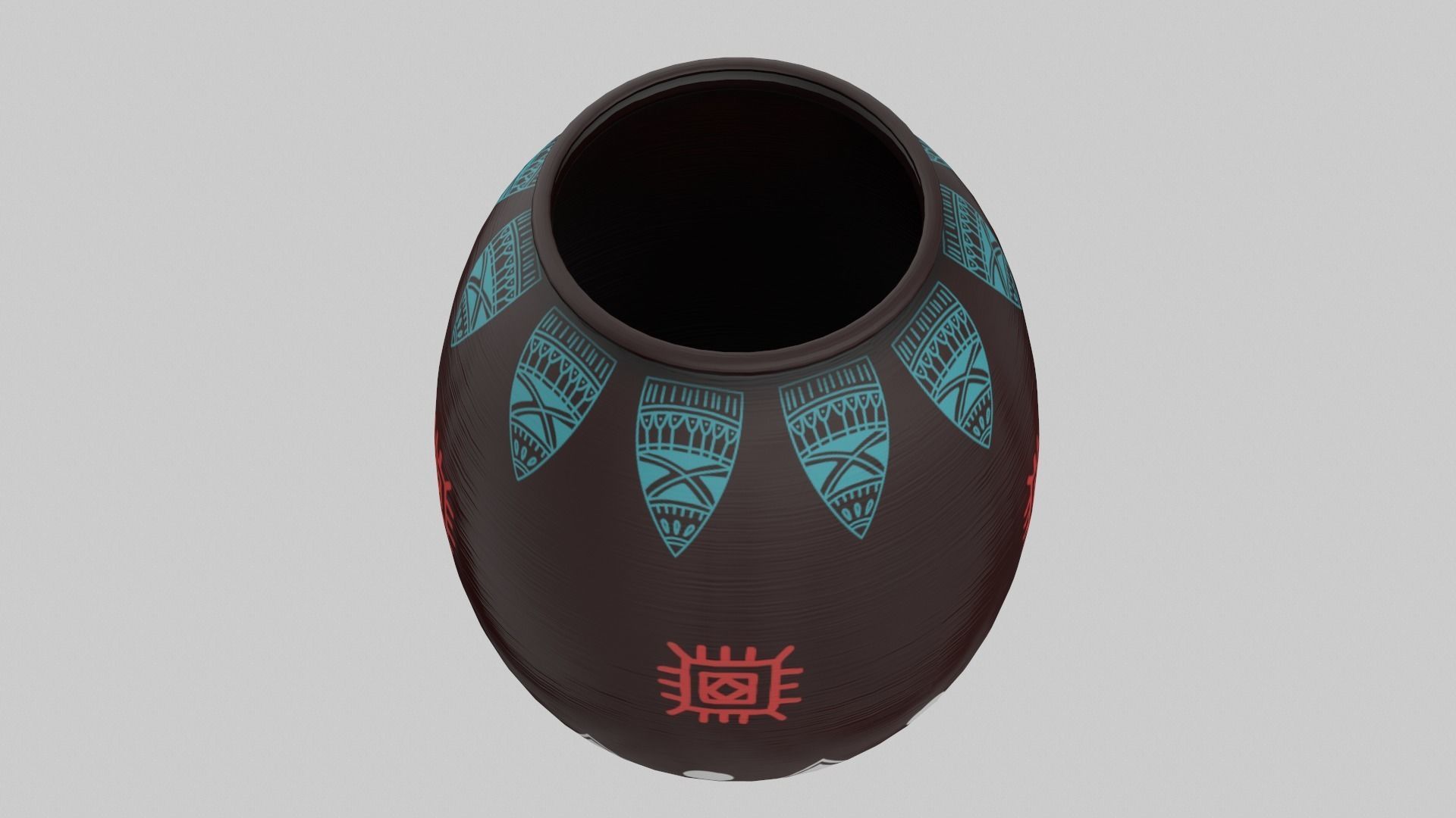 Clay Pot 3D model_8