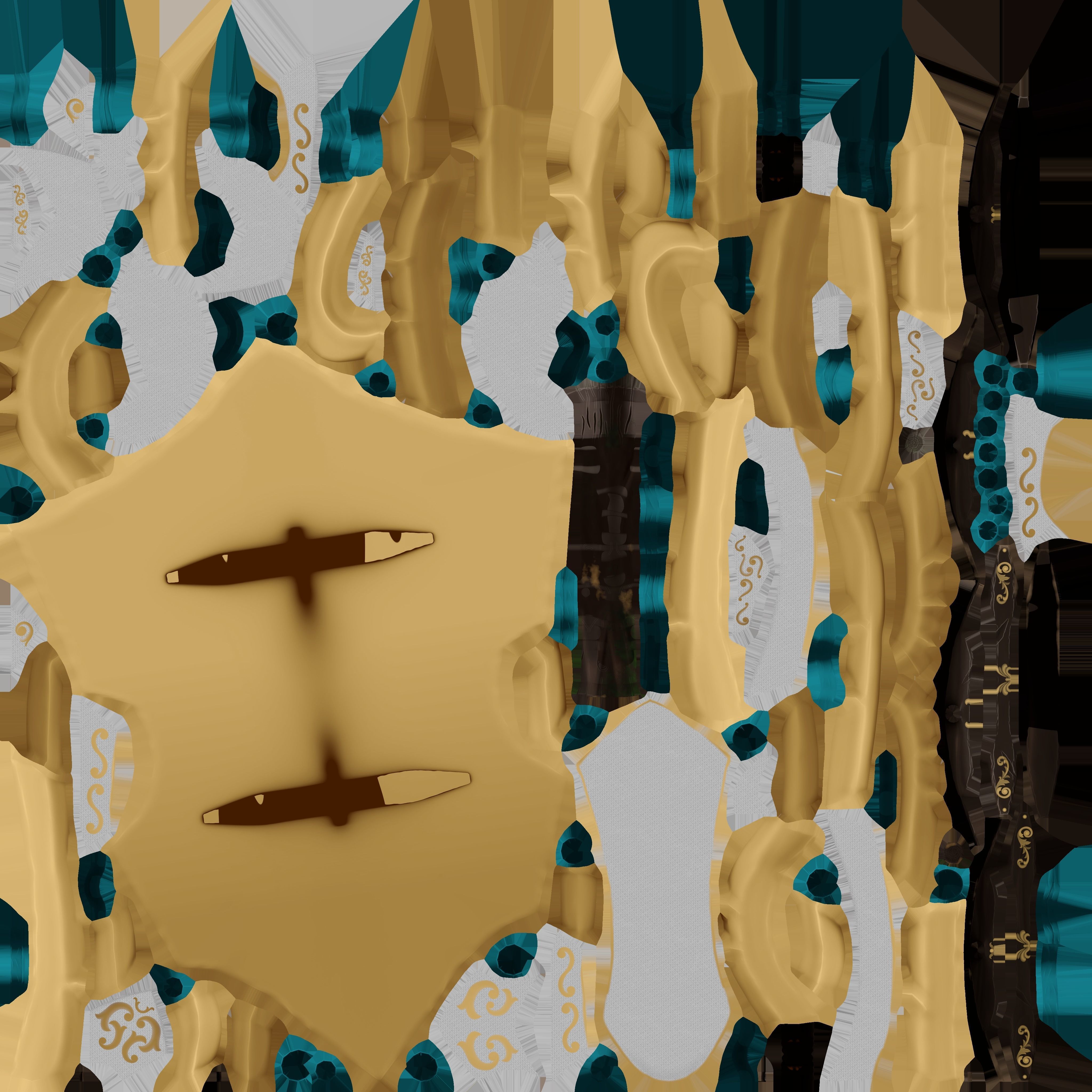 Elf Shield 3D model_6