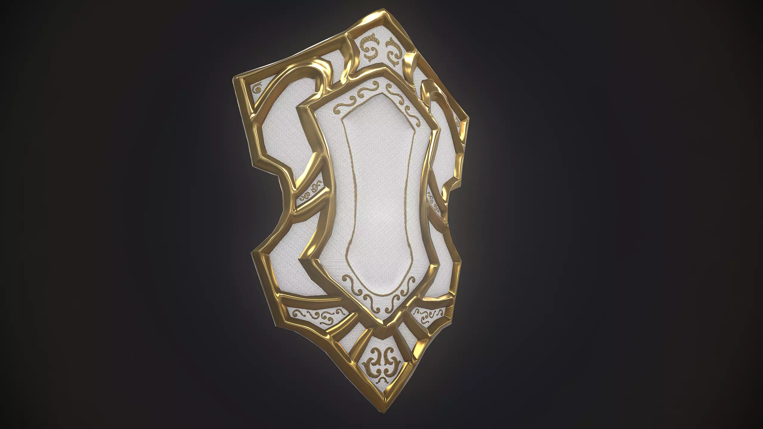 Elf Shield 3D model_0