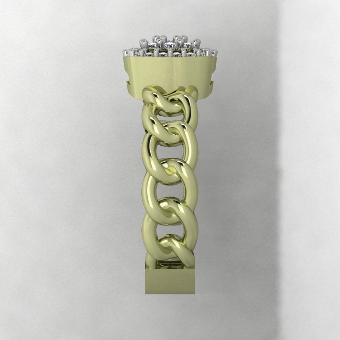 a modern ring 3D print model_14