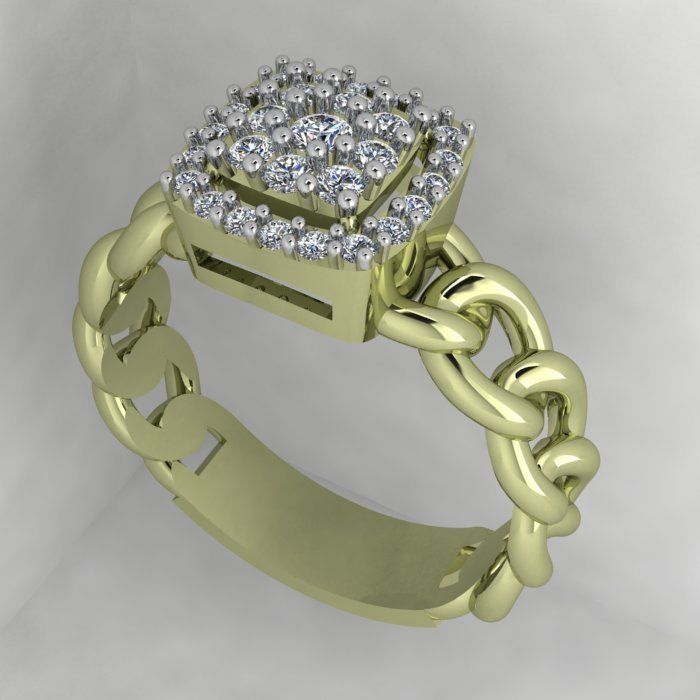 a modern ring 3D print model_8