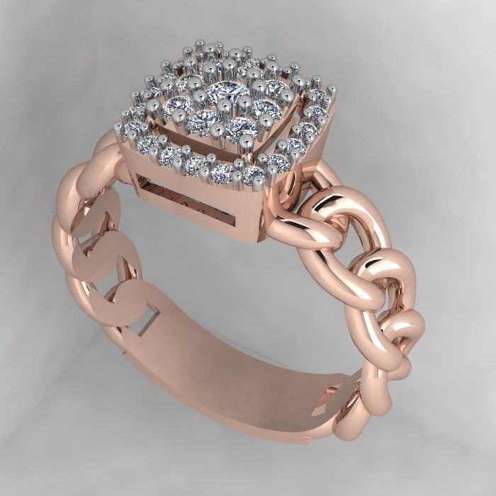 a modern ring 3D print model_7