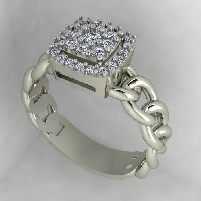 a modern ring 3D print model_6