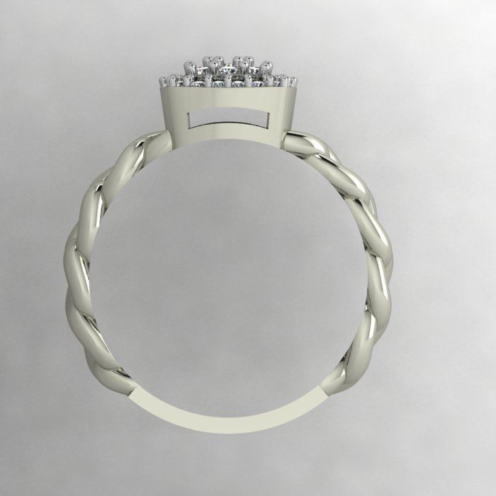 a modern ring 3D print model_9