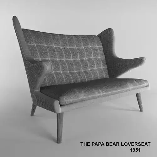 Papa Bear love seat
