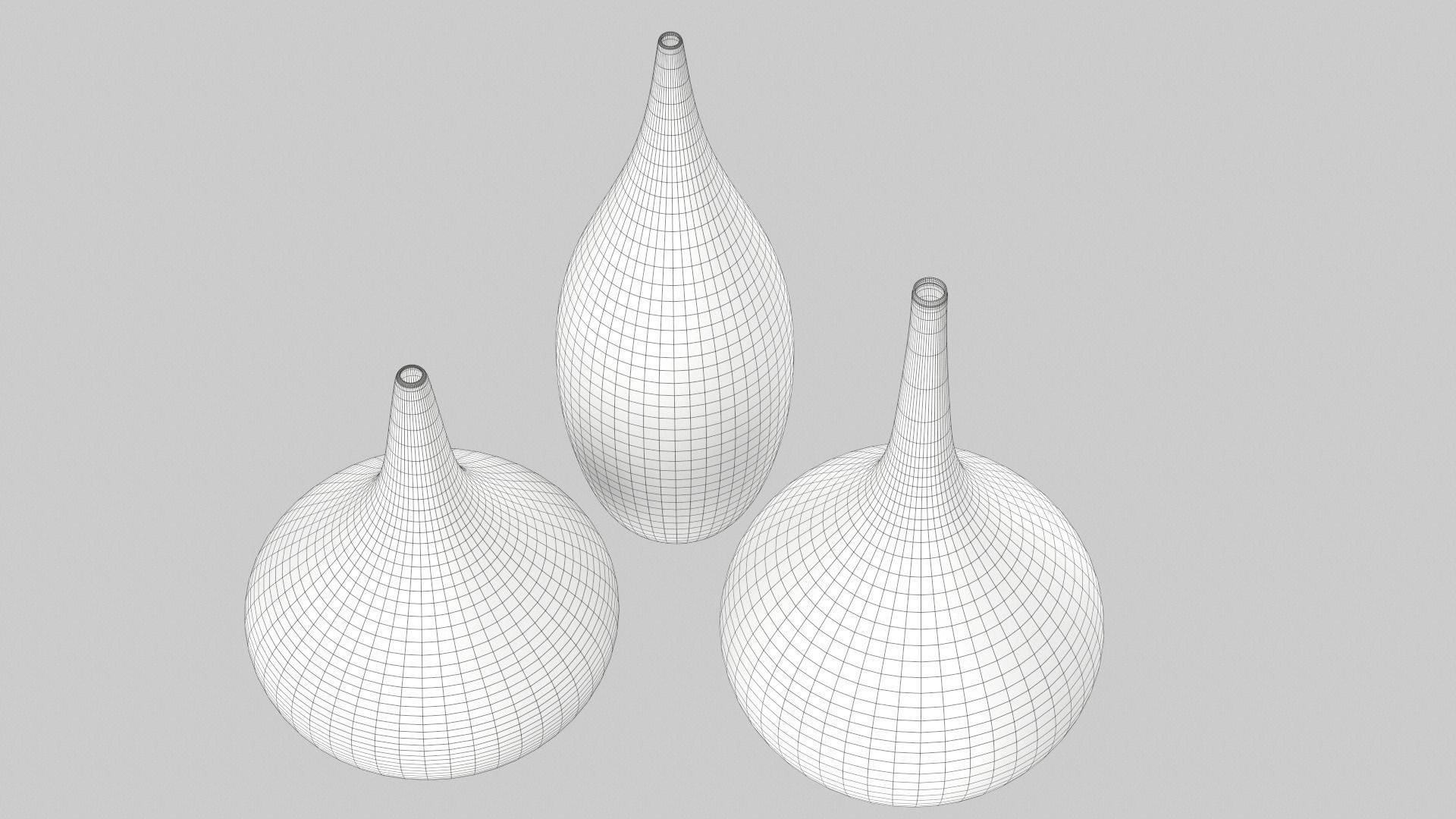 Vase Purple 3D model_5