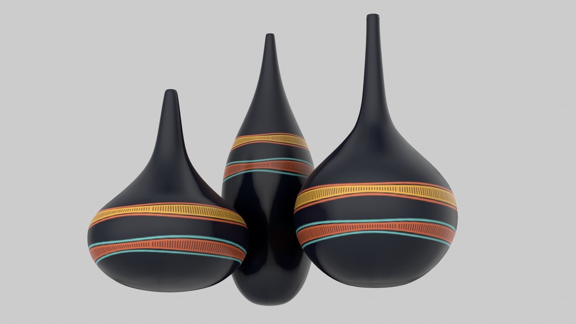 Vase Purple 3D model_7