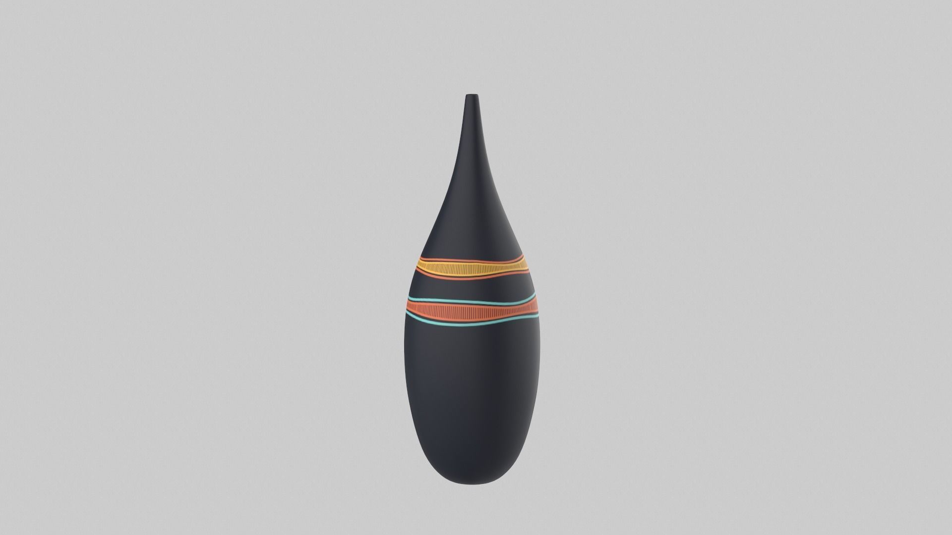 Vase Purple 3D model_13