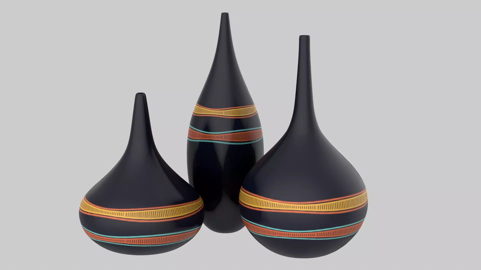 Vase Purple 3D model_0