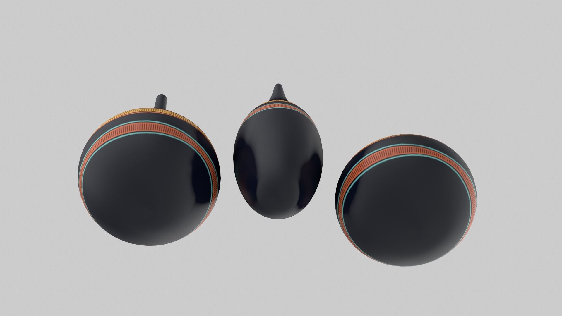 Vase Purple 3D model_14