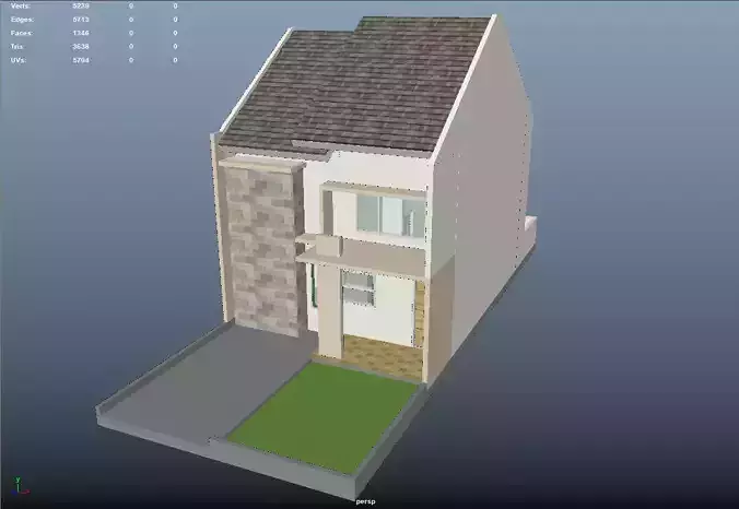 Typical Southeast Asian Residential House 03