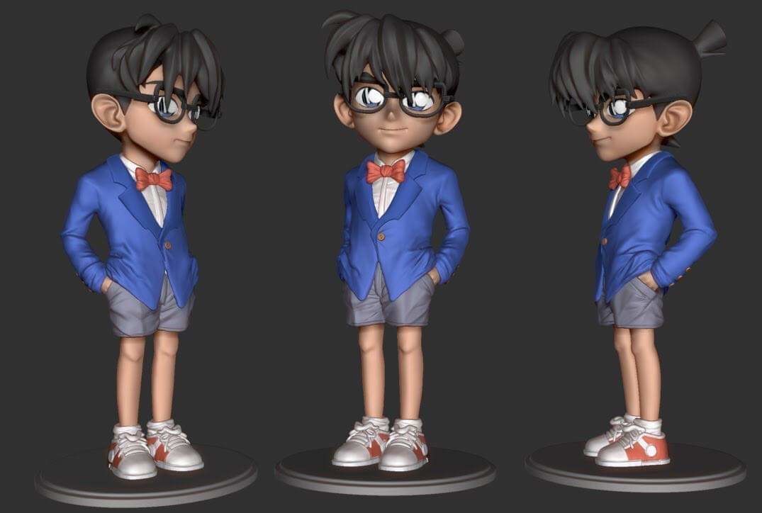 Detective conan 3D print model_3