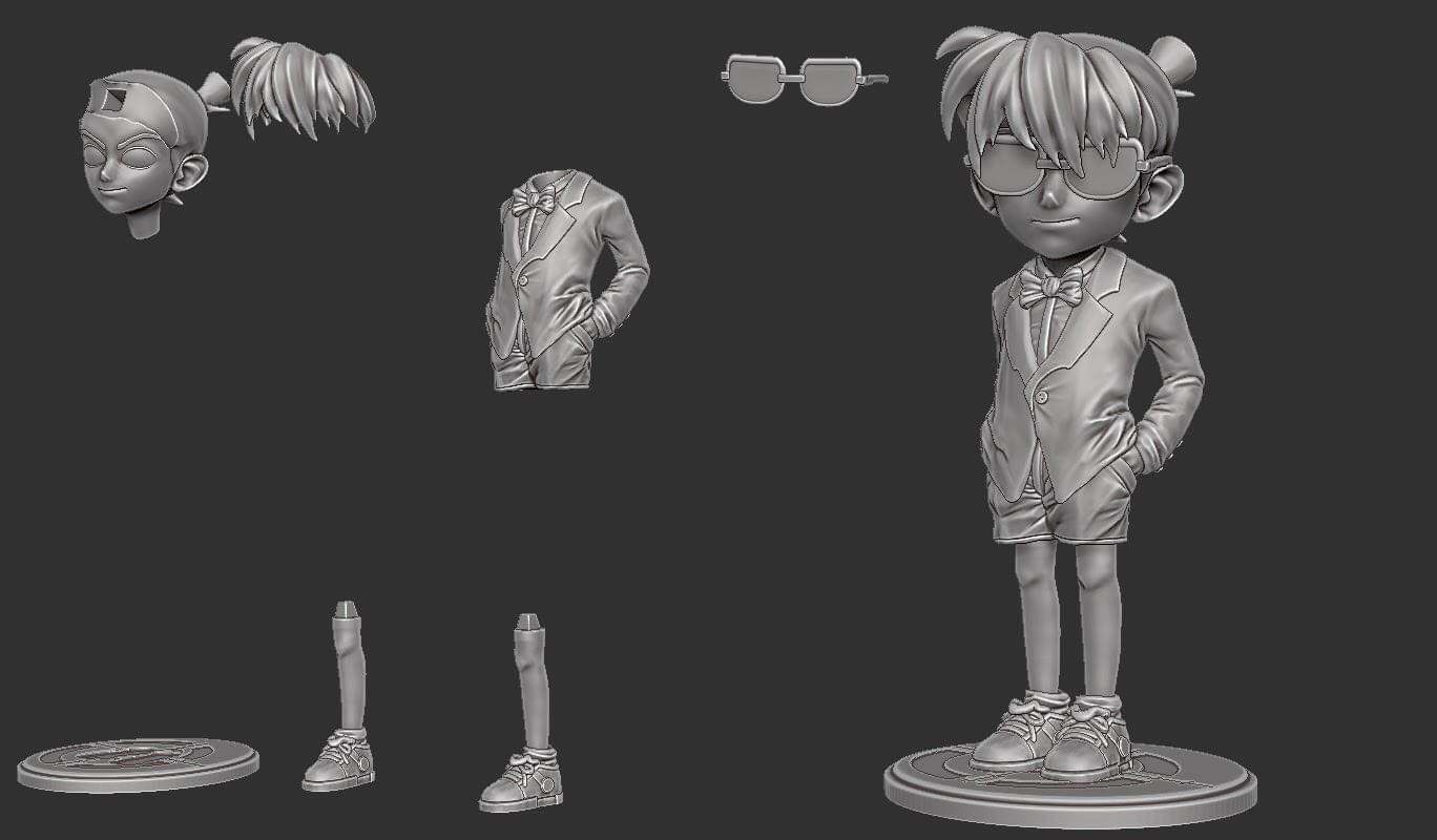 Detective conan 3D print model_1
