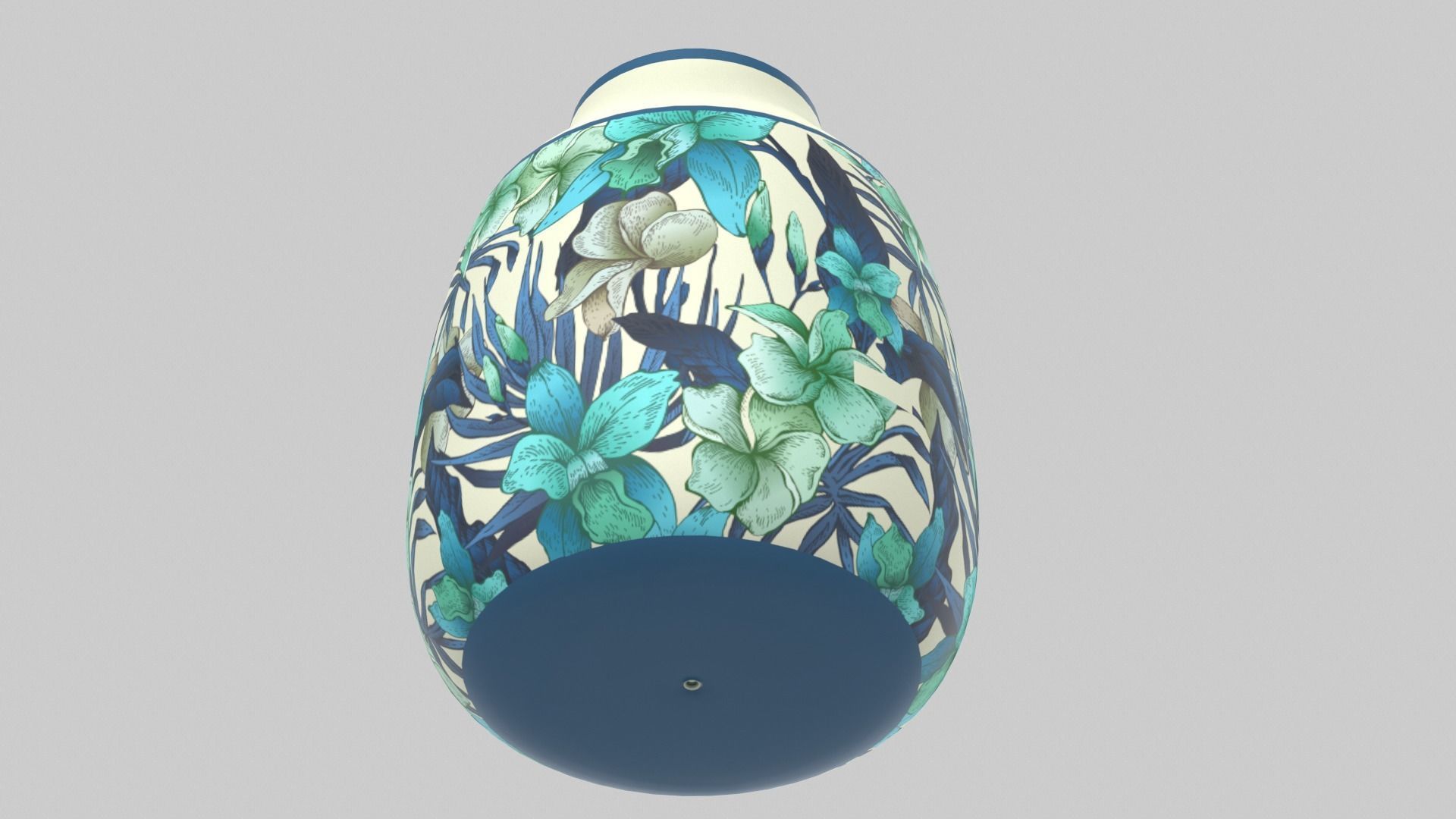 Floral Vase Rustic 3D model_9