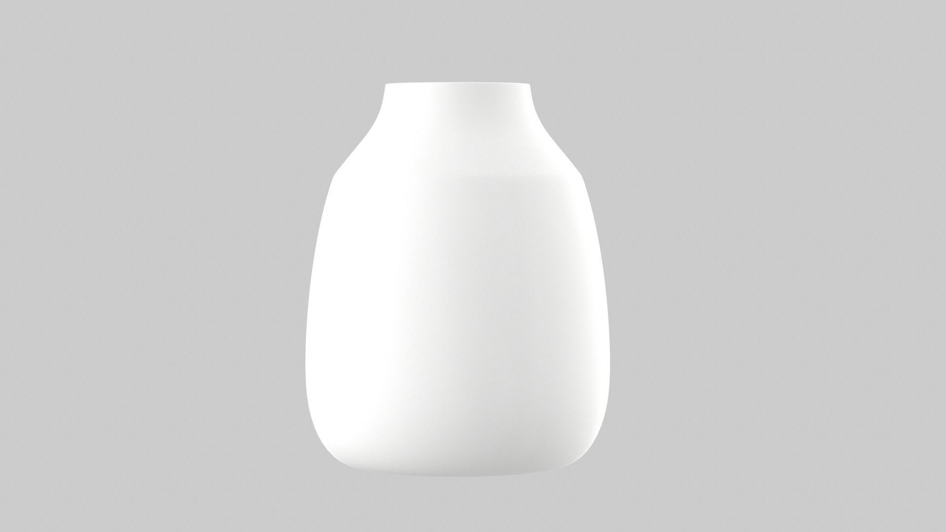 Floral Vase Rustic 3D model_22