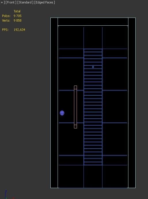door interior 3D model_5