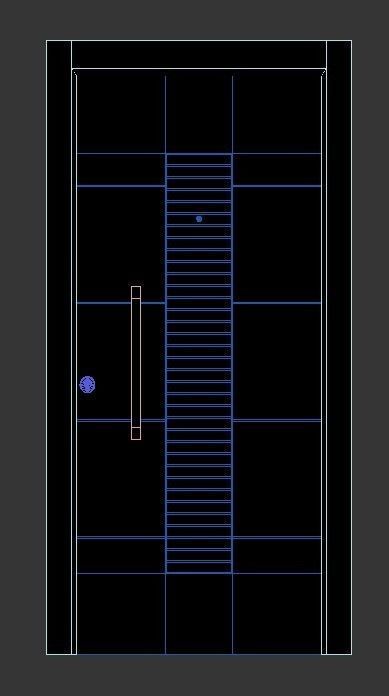 door interior 3D model_4