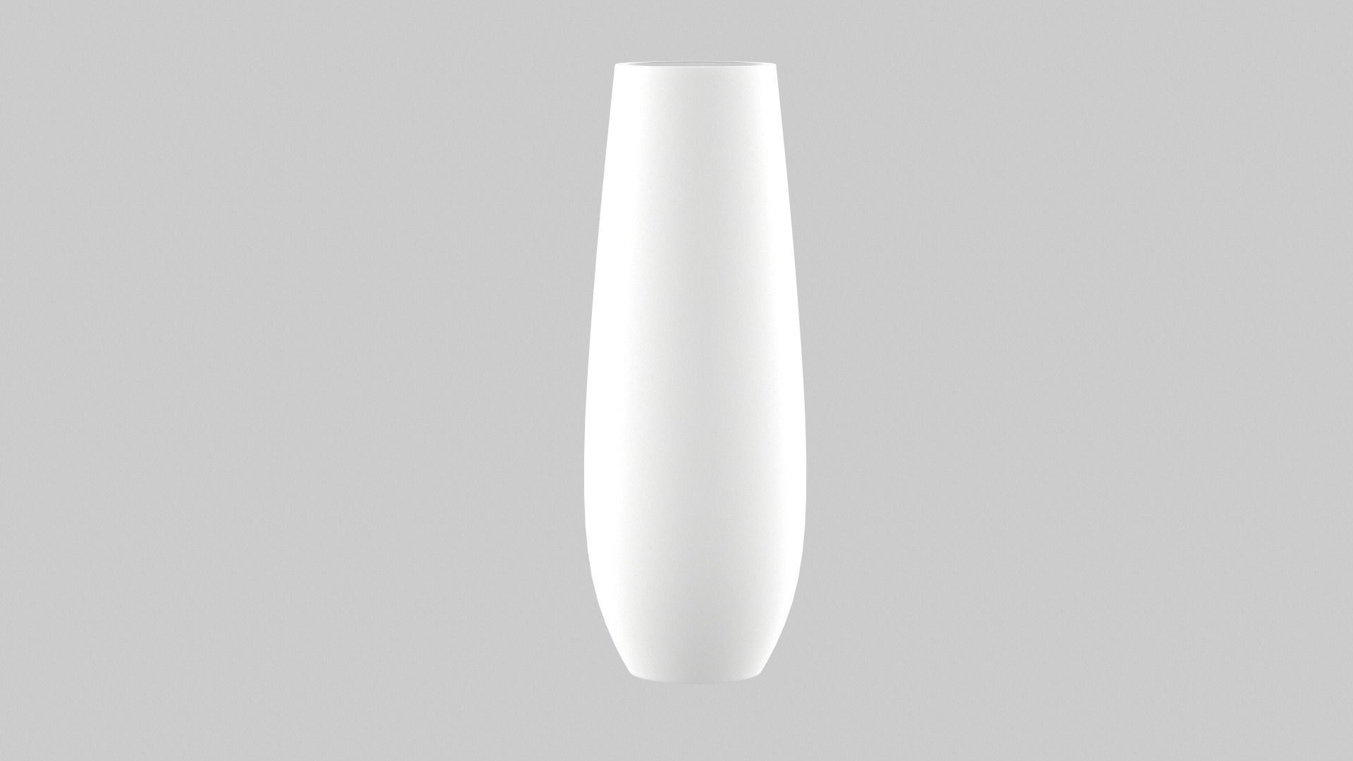 White Vase Set 3D model_18