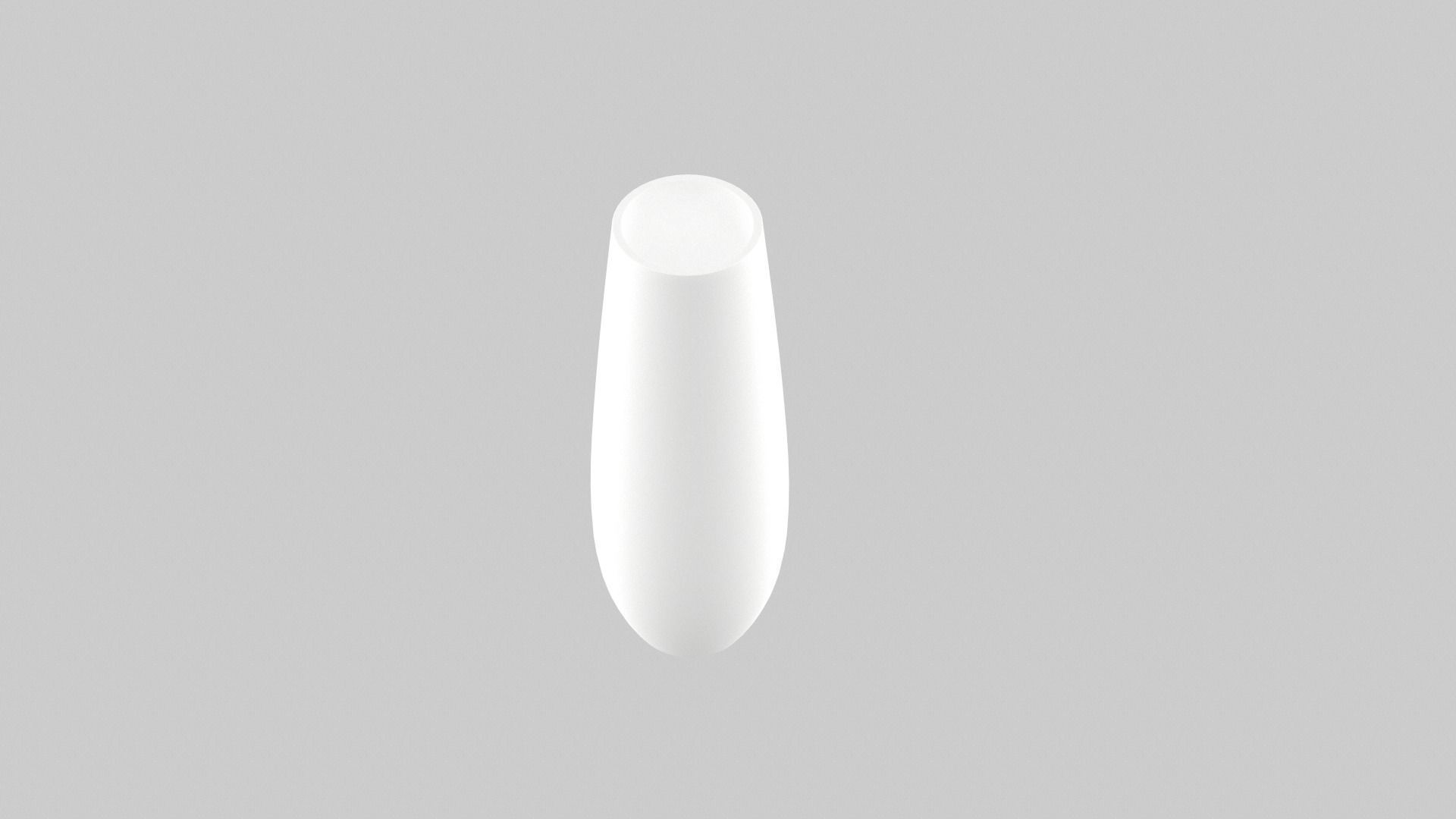 White Vase Set 3D model_20
