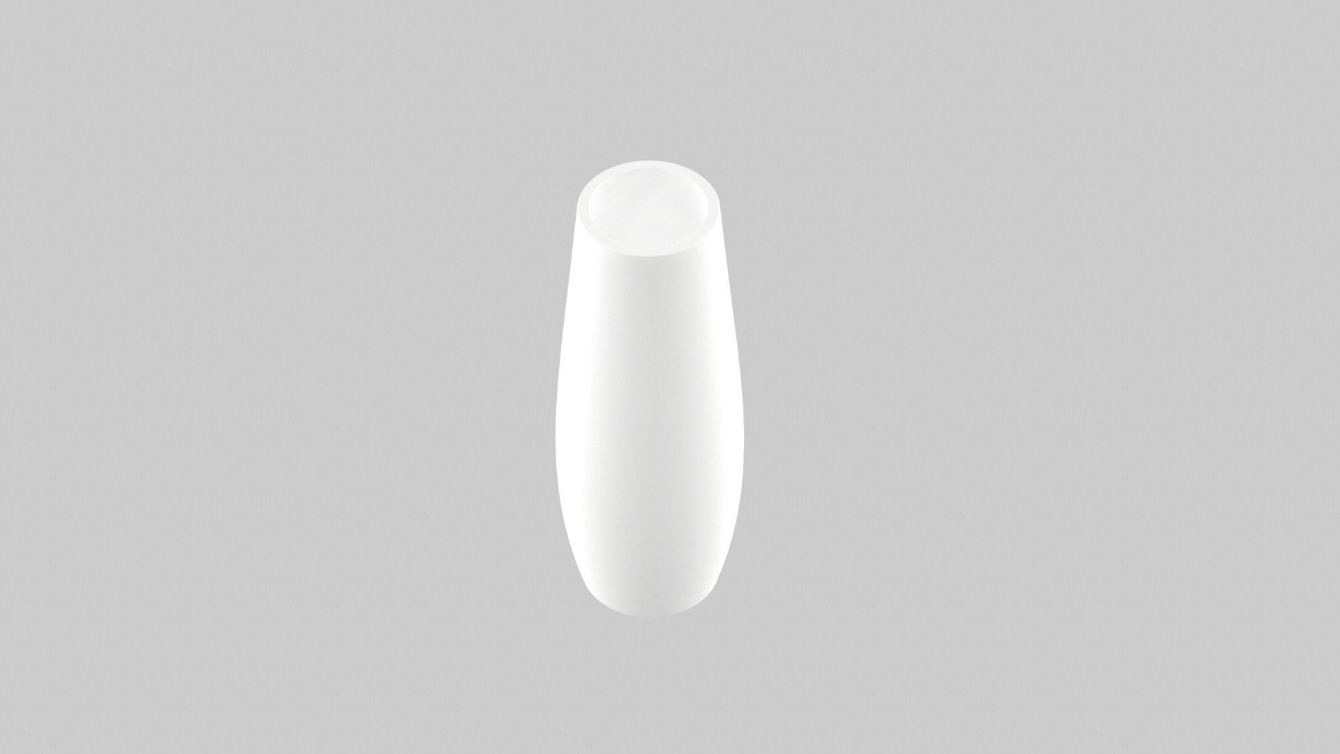 White Vase Set 3D model_22