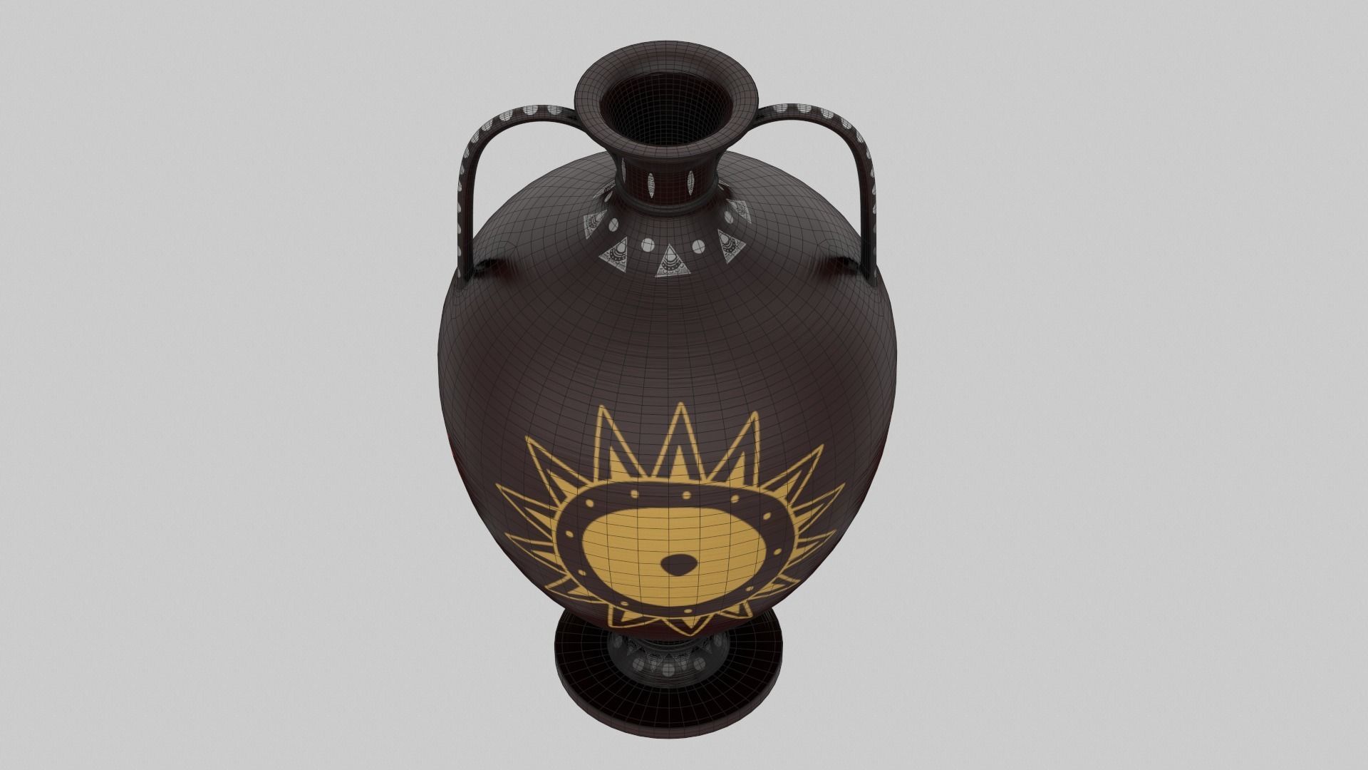 Clay Pot Set 3D model_43