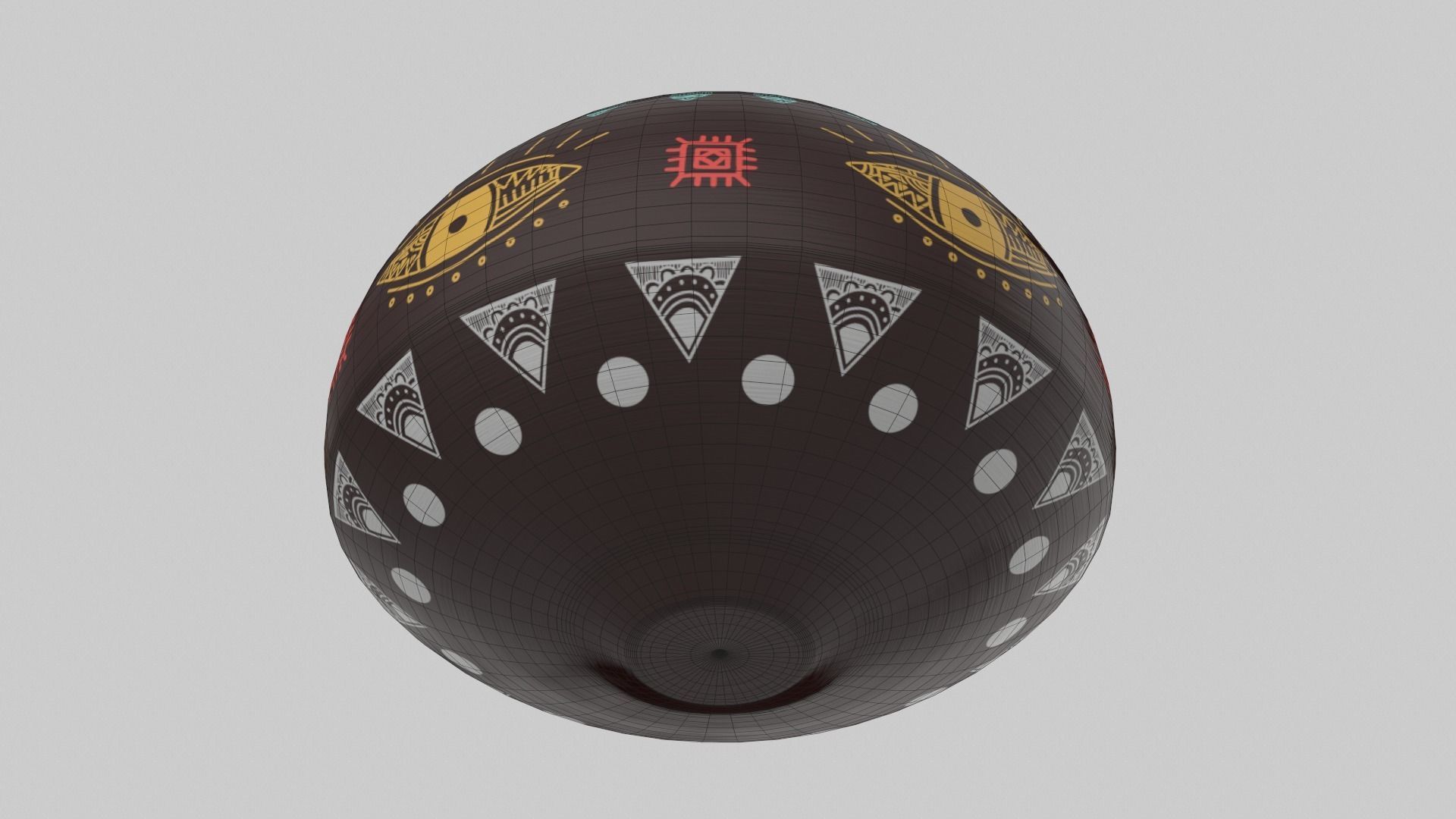 Clay Pot Set 3D model_37