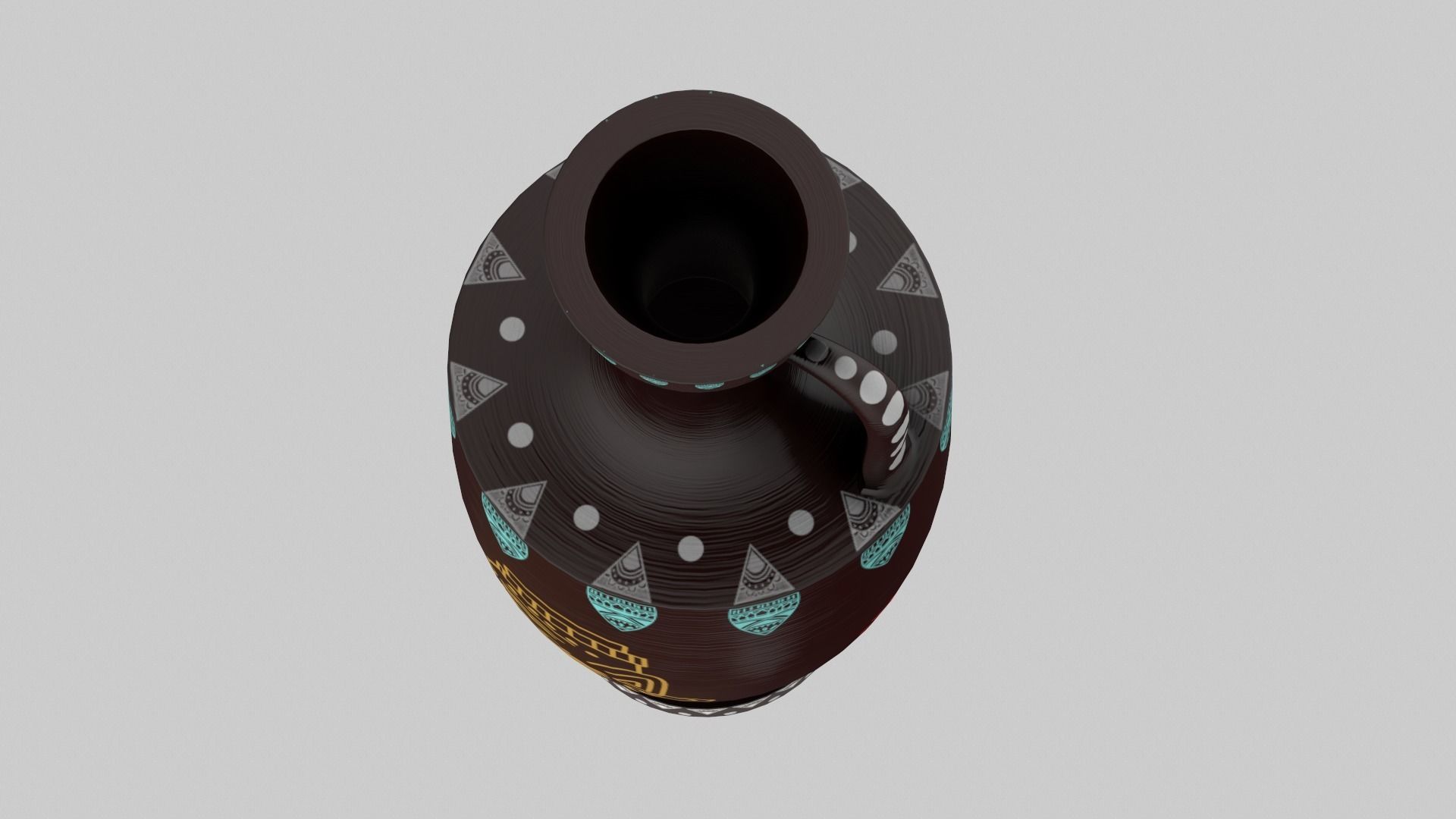Clay Pot Set 3D model_12