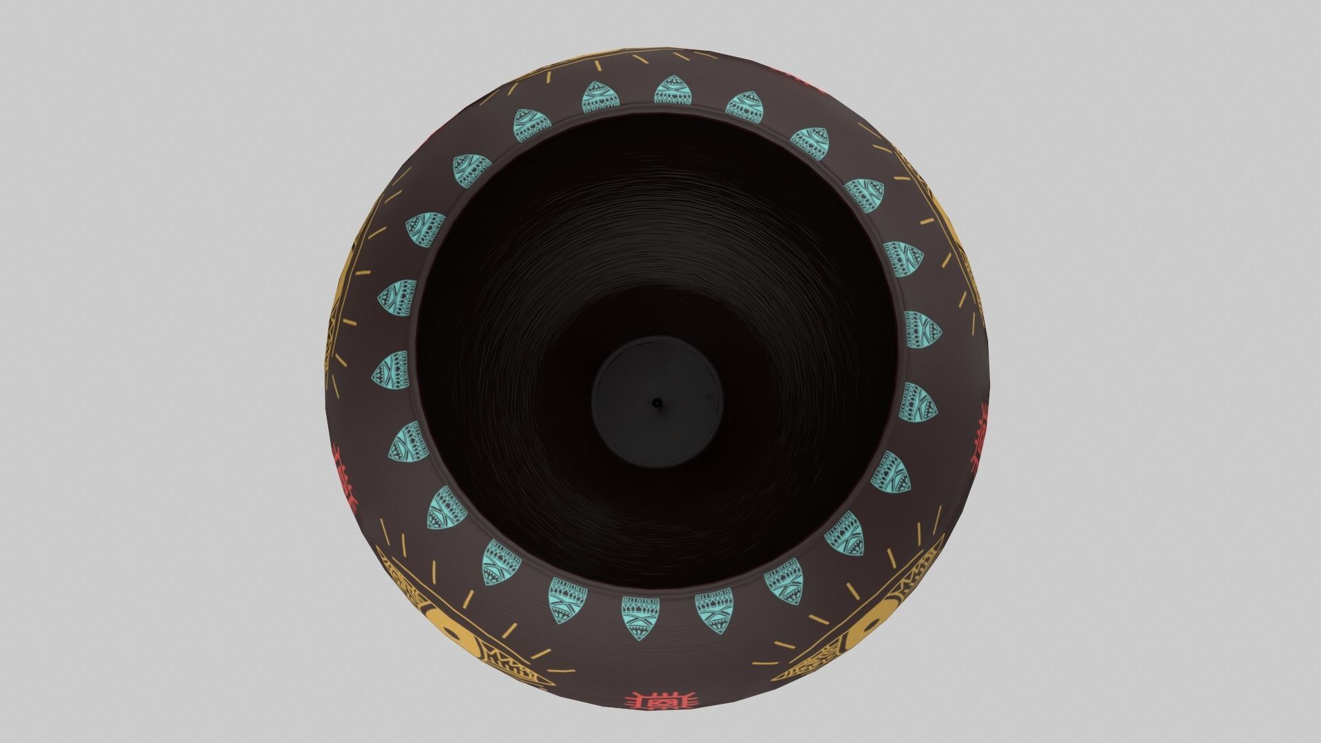 Clay Pot Set 3D model_34