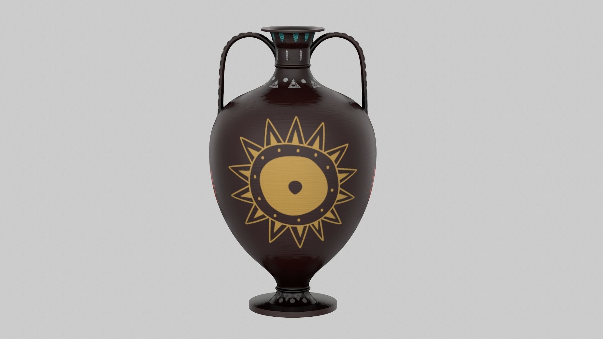 Clay Pot Set 3D model_39