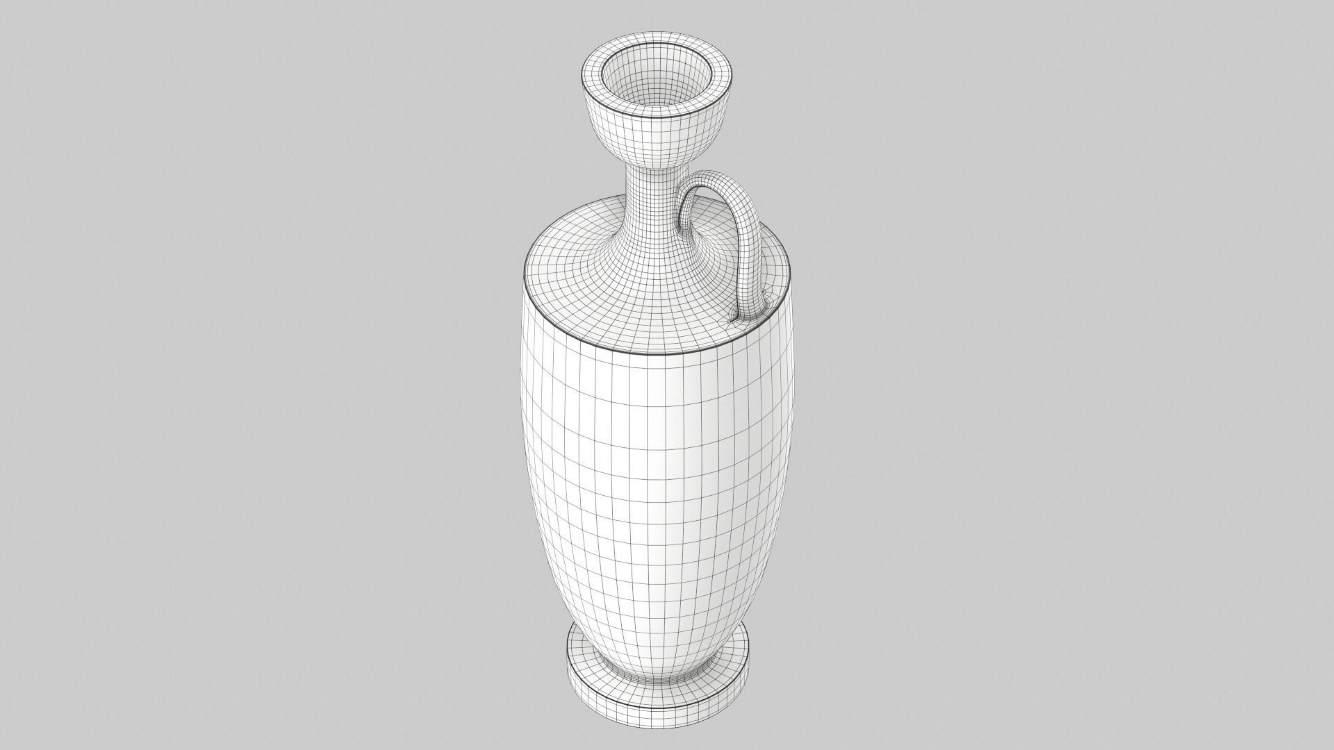 Clay Pot Set 3D model_8