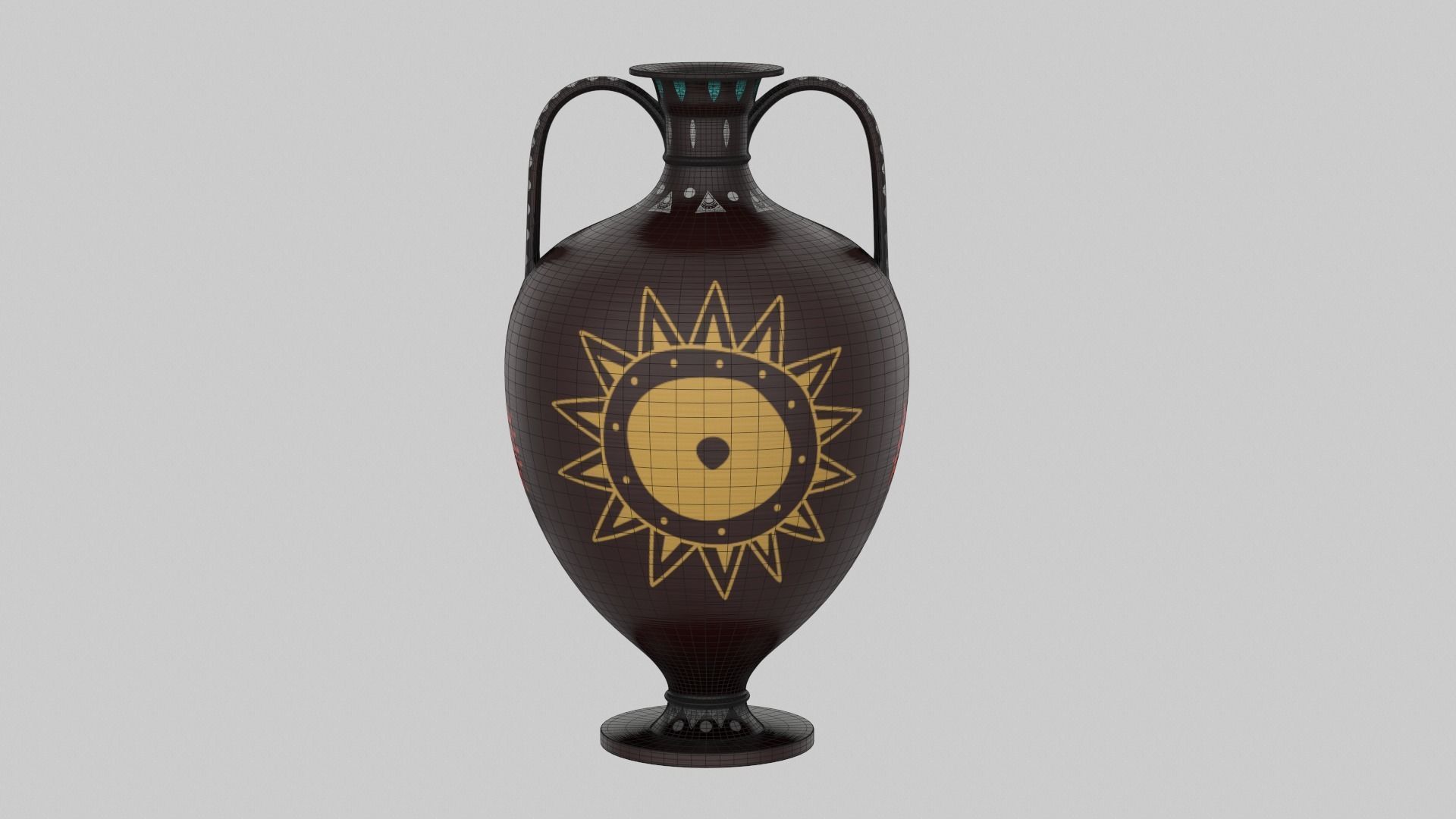 Clay Pot Set 3D model_40