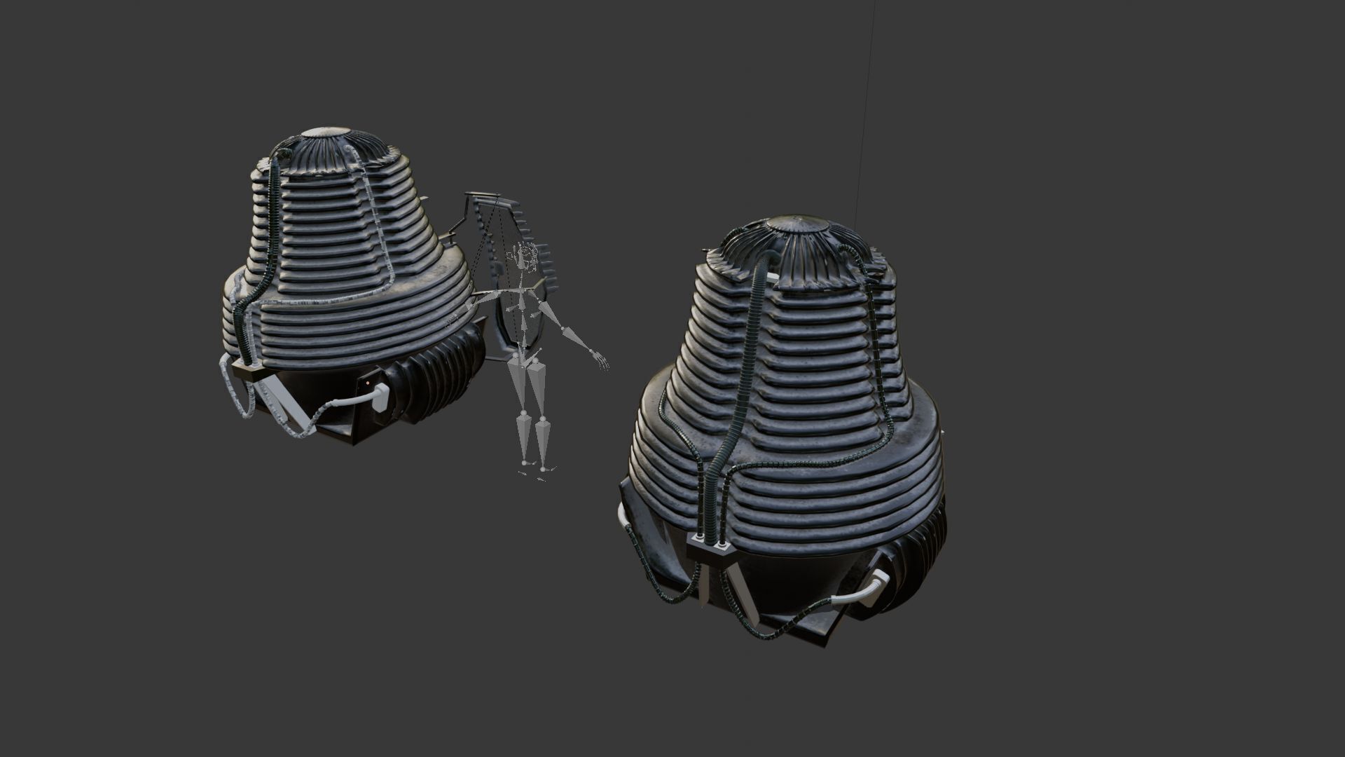 The Fly Teleportation pod Renderable  Low-poly 3D model_21